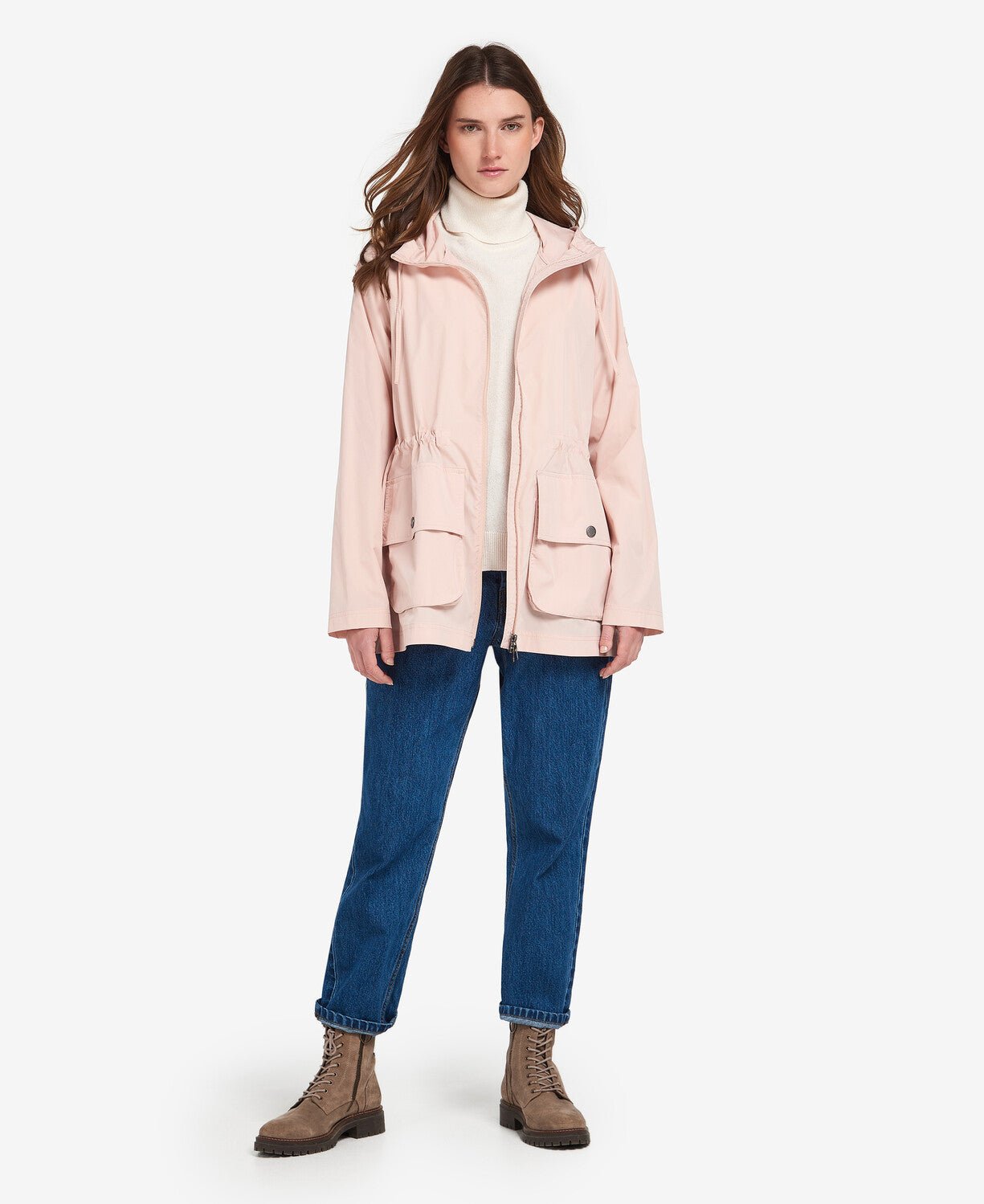 BARBOUR Maara Showerproof Jacket PEACH - Henry BucksWOMENSWEAR40AW230015 - PECH - 6