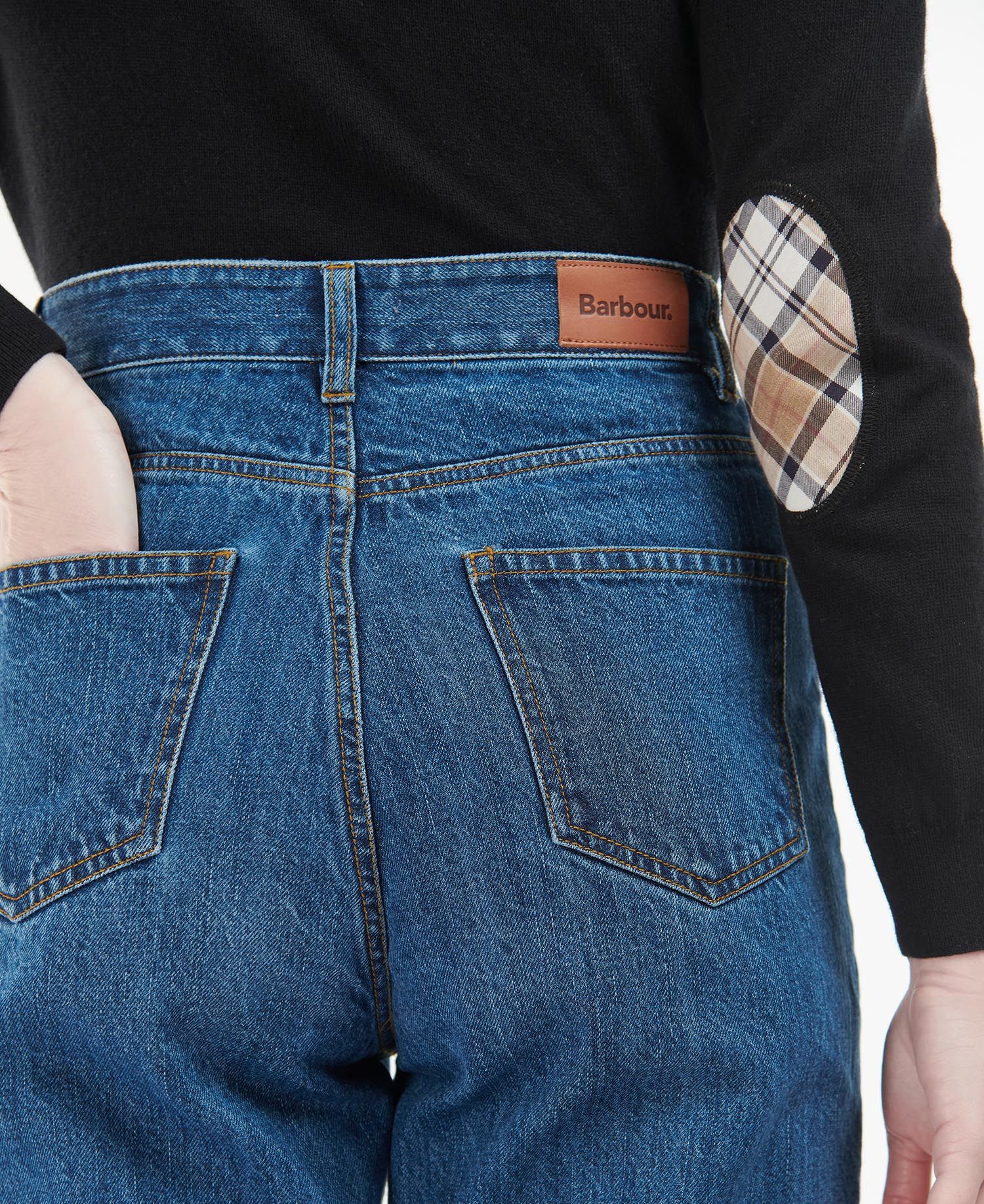 BARBOUR Moorland High - Rise Jeans BLUE - Henry BucksWOMENSWEAR40AW230018 - BLUE - 6