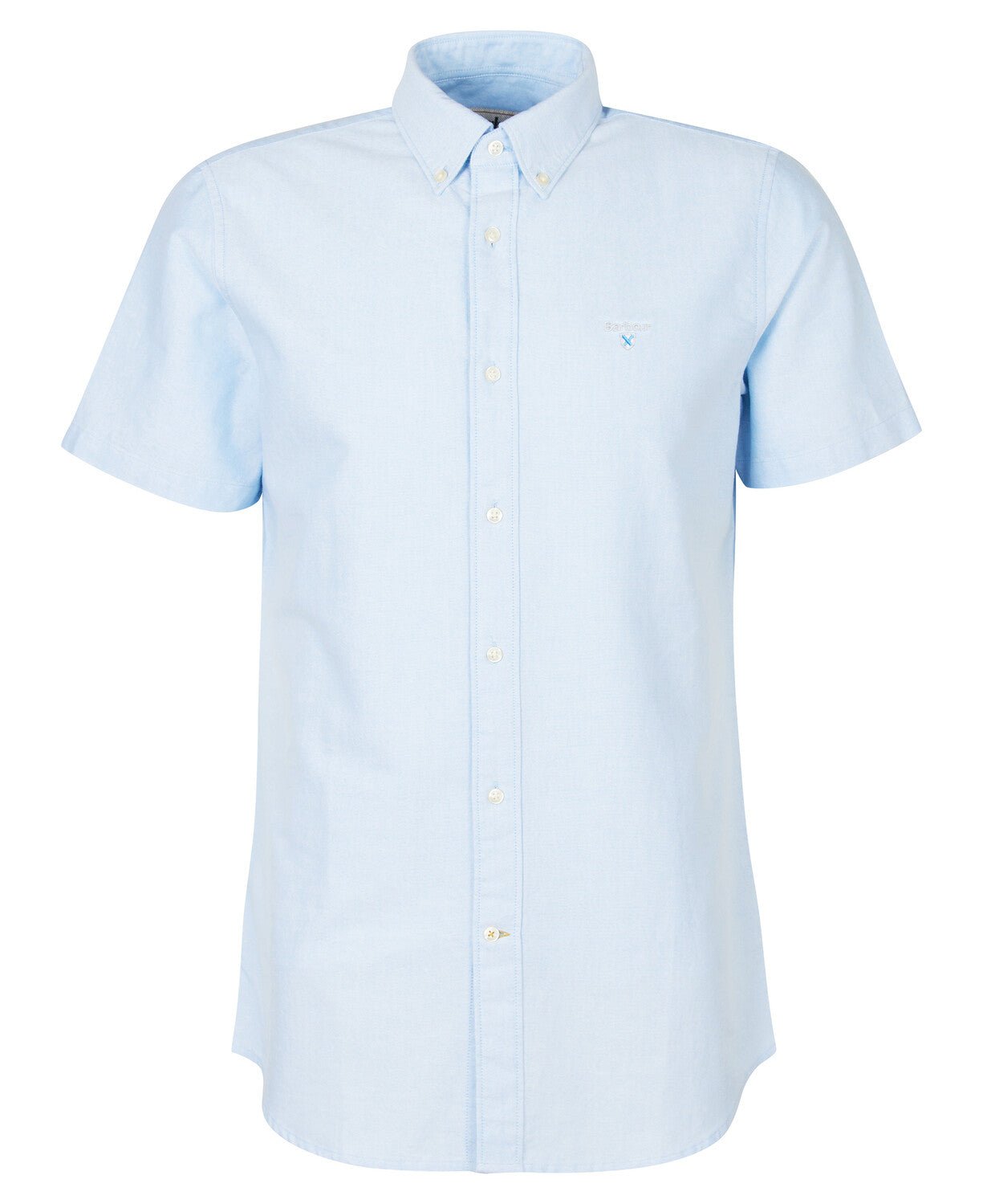 BARBOUR Oxford Short Sleeve Tailored Shirt SKY - Henry BucksShirts38AW230066 - SKY - M