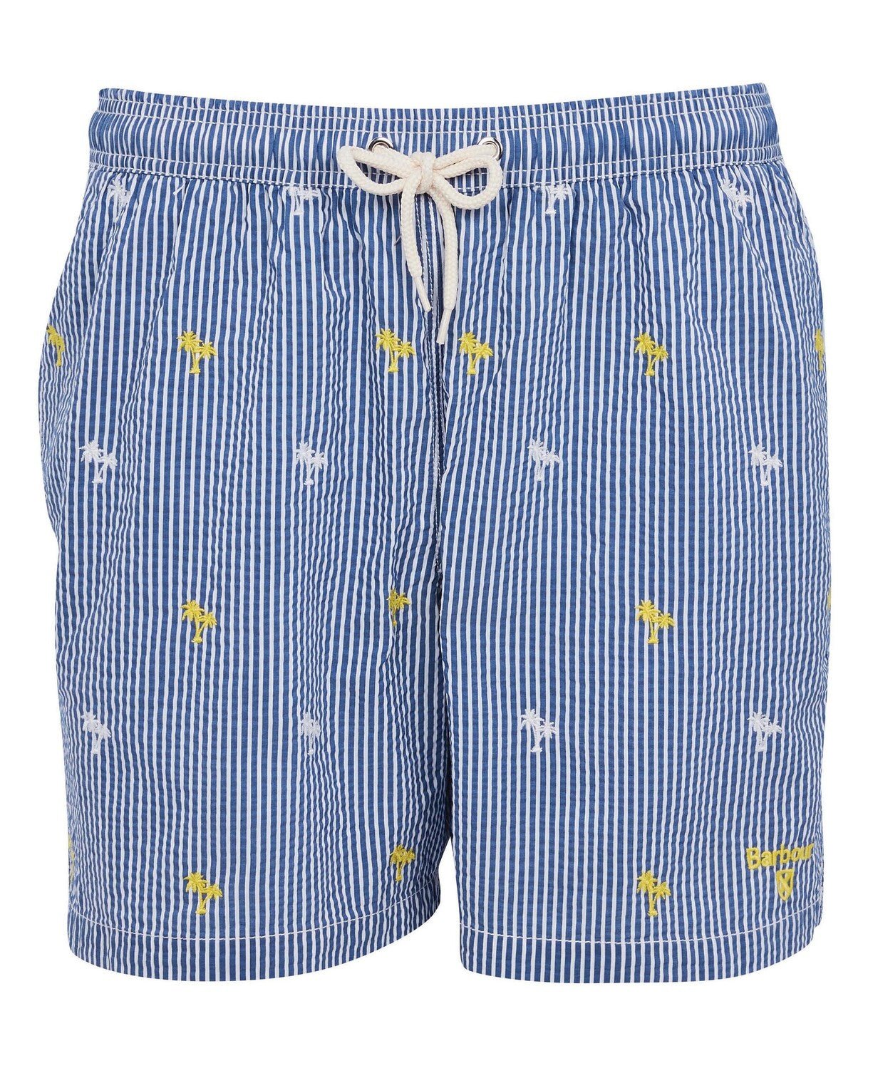 BARBOUR Palm Stripe Swim Shorts NAVY - Henry BucksShorts38AW230075 - NAVY - SM