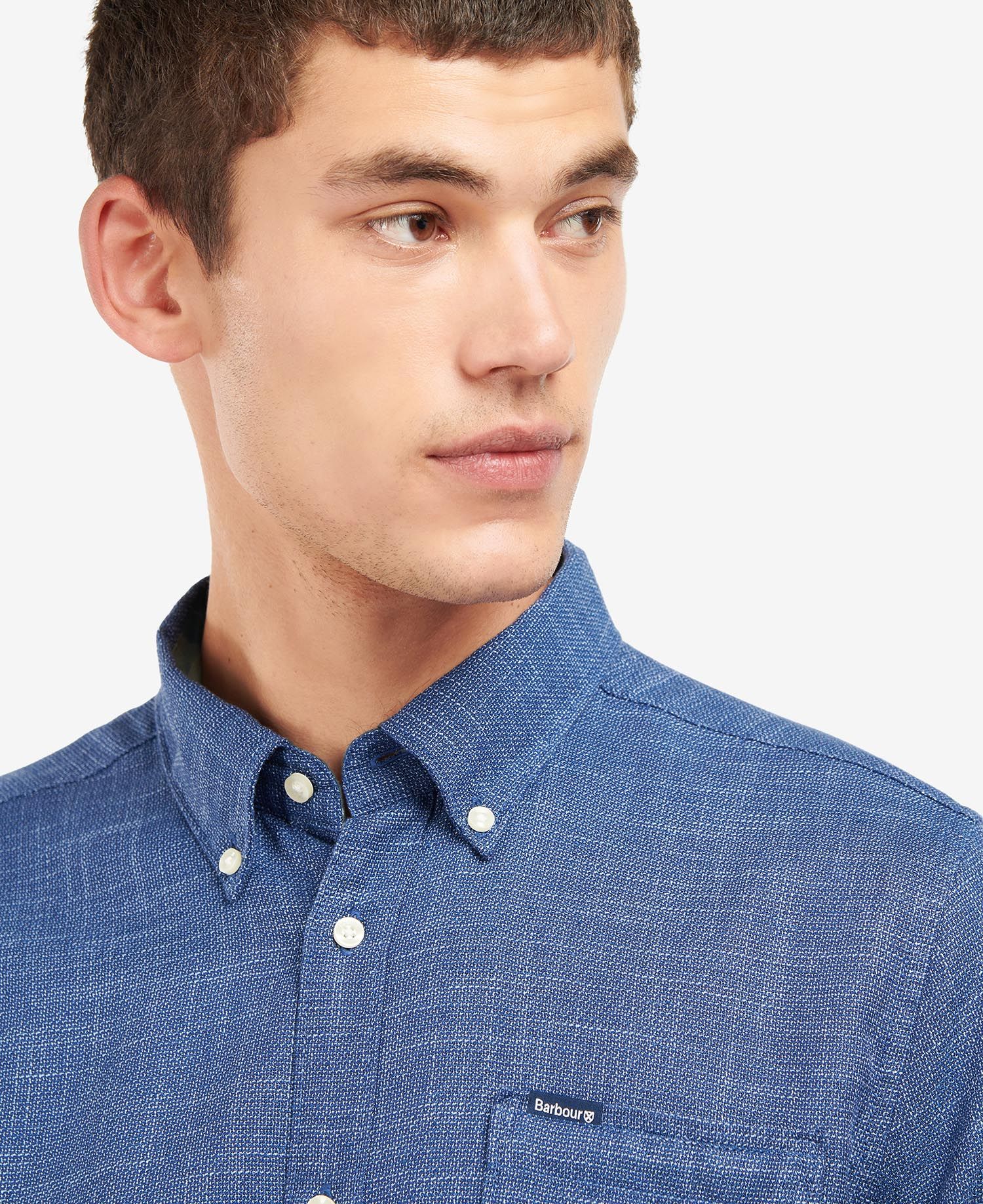 BARBOUR Ramport Tailored Shirt DENIM - Henry BucksShirts38AW230065 - DNIM - M