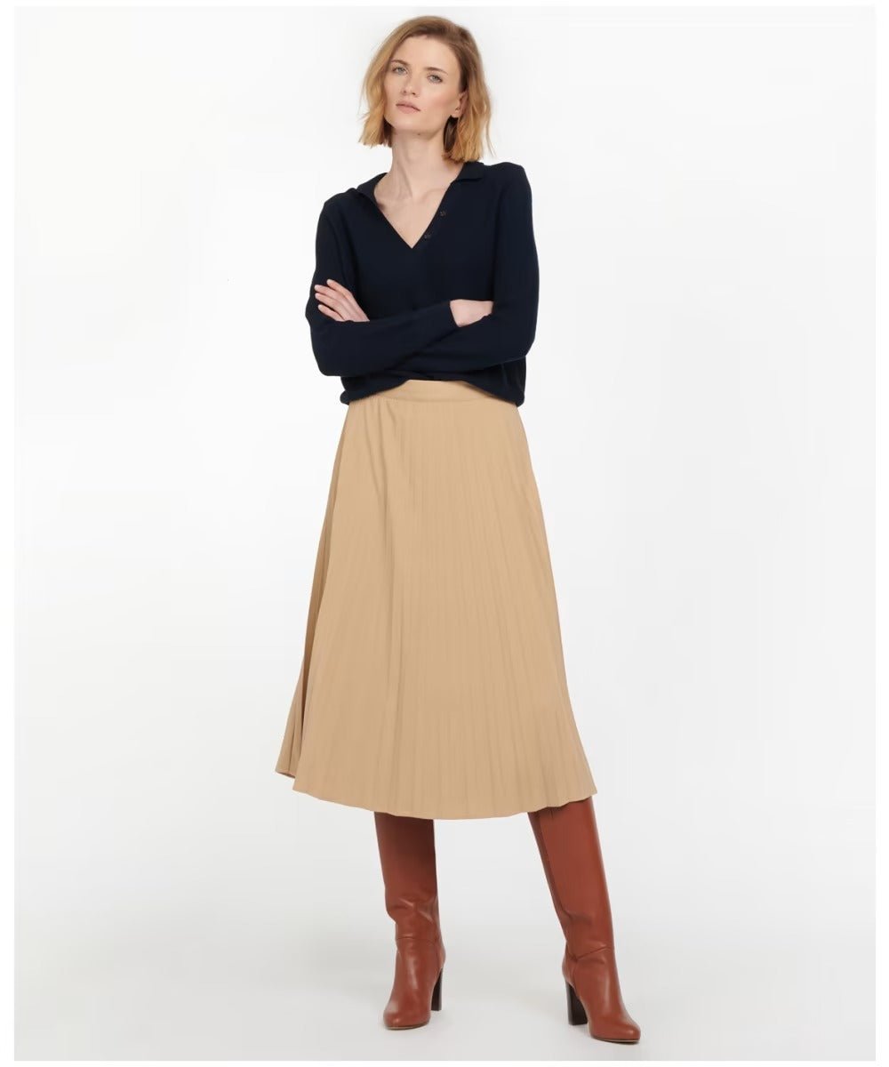 BARBOUR Rosefield Skirt HESSIAN - Henry BucksWOMENSWEAR38AW220678 - HESSIAN - 8