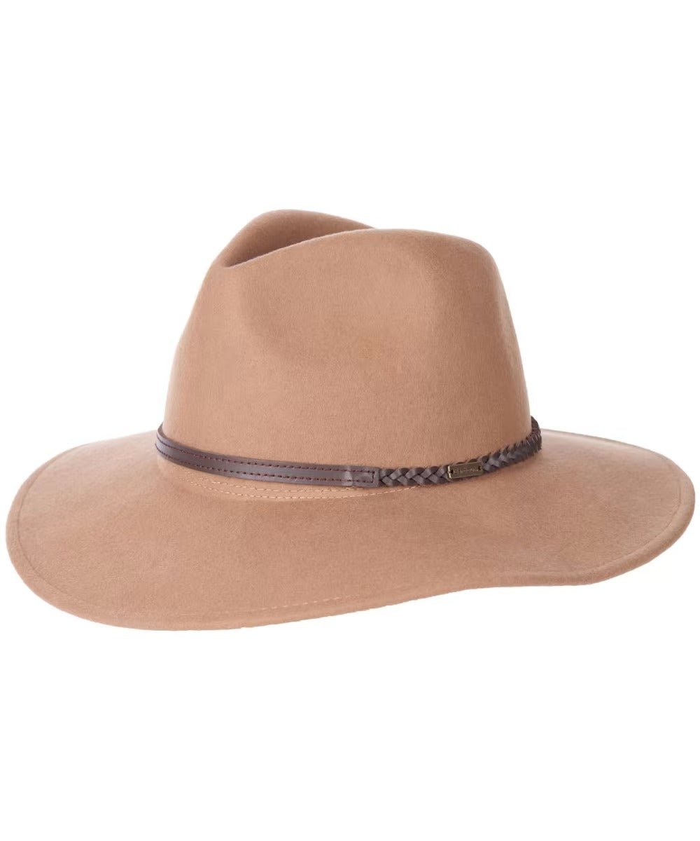 BARBOUR Tack Fedora Hat Camel - Henry Bucks