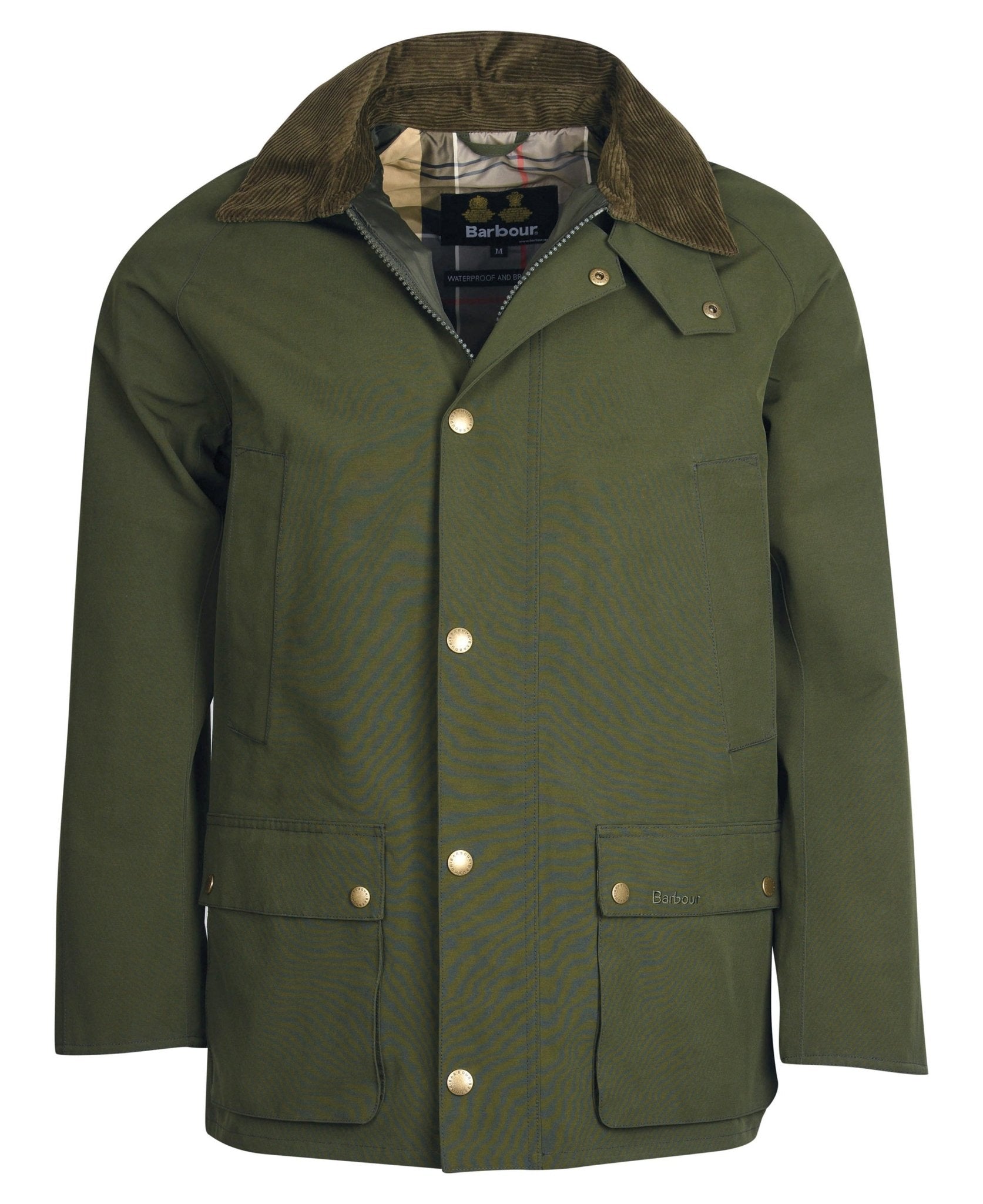 BARBOUR Waterproof Ashby Jacket SAGE - Henry Bucks