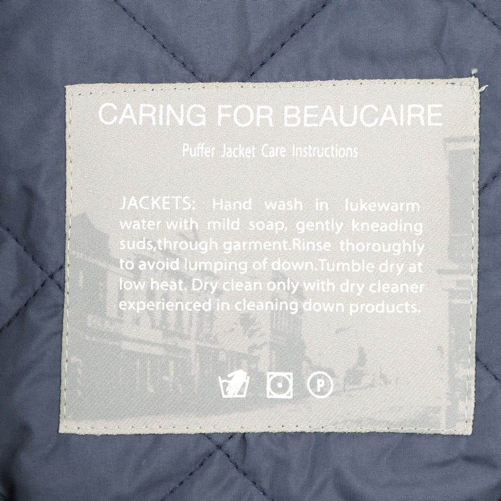 BEAUCAIRE Bond Quilted Jacket NAVY REG - Henry Bucks