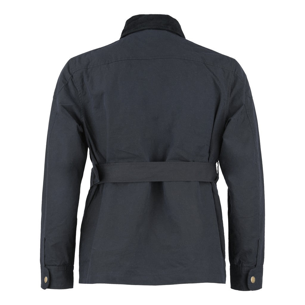 BEAUCAIRE British Millerain Waxed Jacket NAVY - Henry Bucks