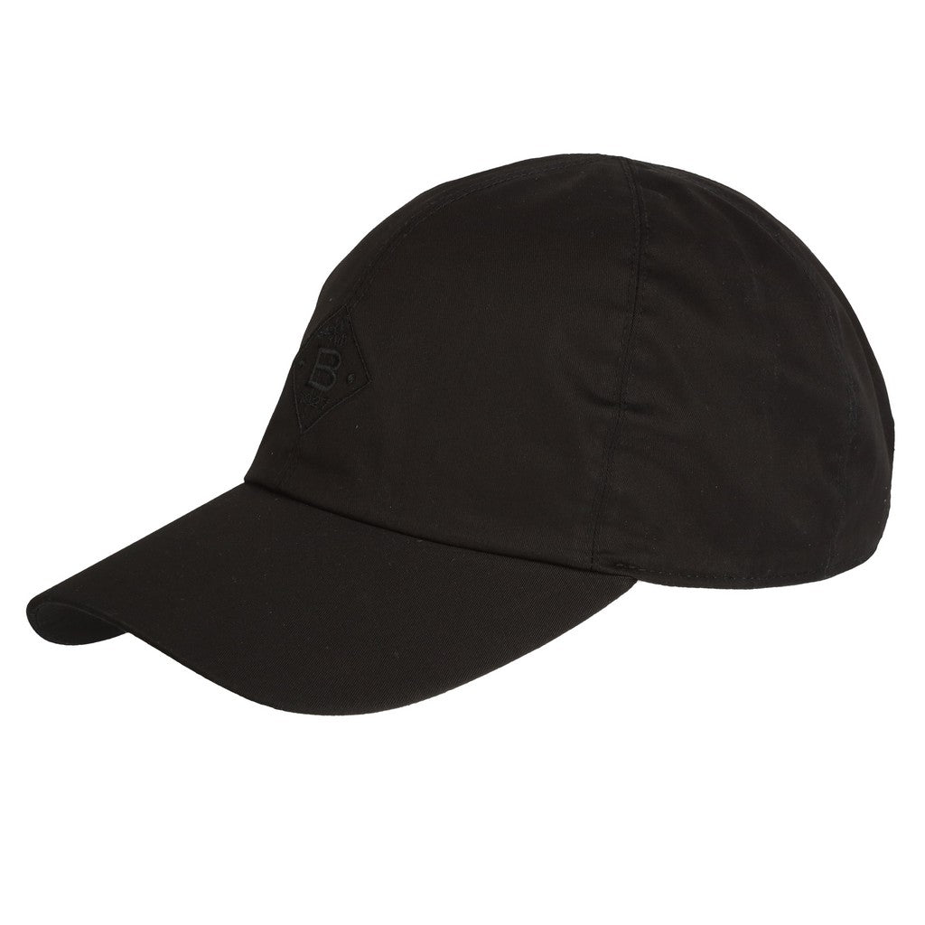 BEAUCAIRE Cotton Baseball Cap BLACK - Henry Bucks