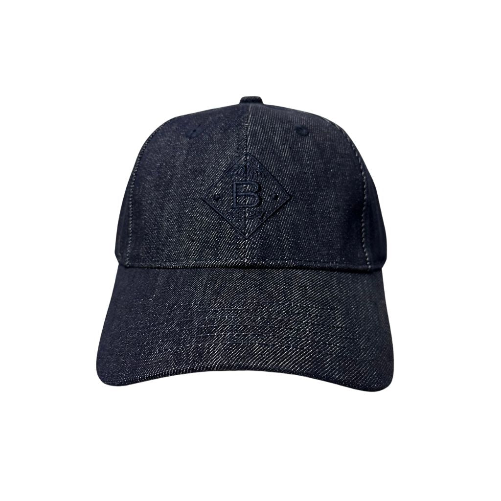BEAUCAIRE Dark Denim Cap Hat INDIGO - Henry Bucks