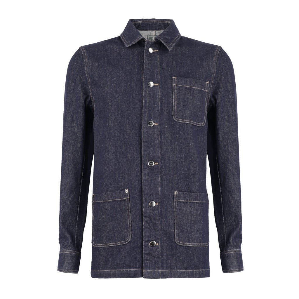 BEAUCAIRE Dark Denim Jacket INDIGO - Henry Bucks