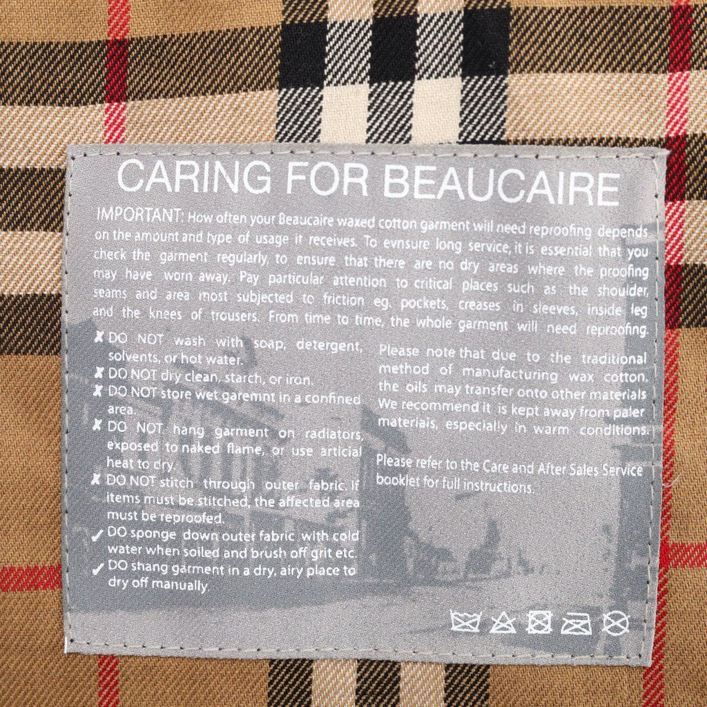 BEAUCAIRE Eastwood Waxed Jacket BROWN REG - Henry Bucks