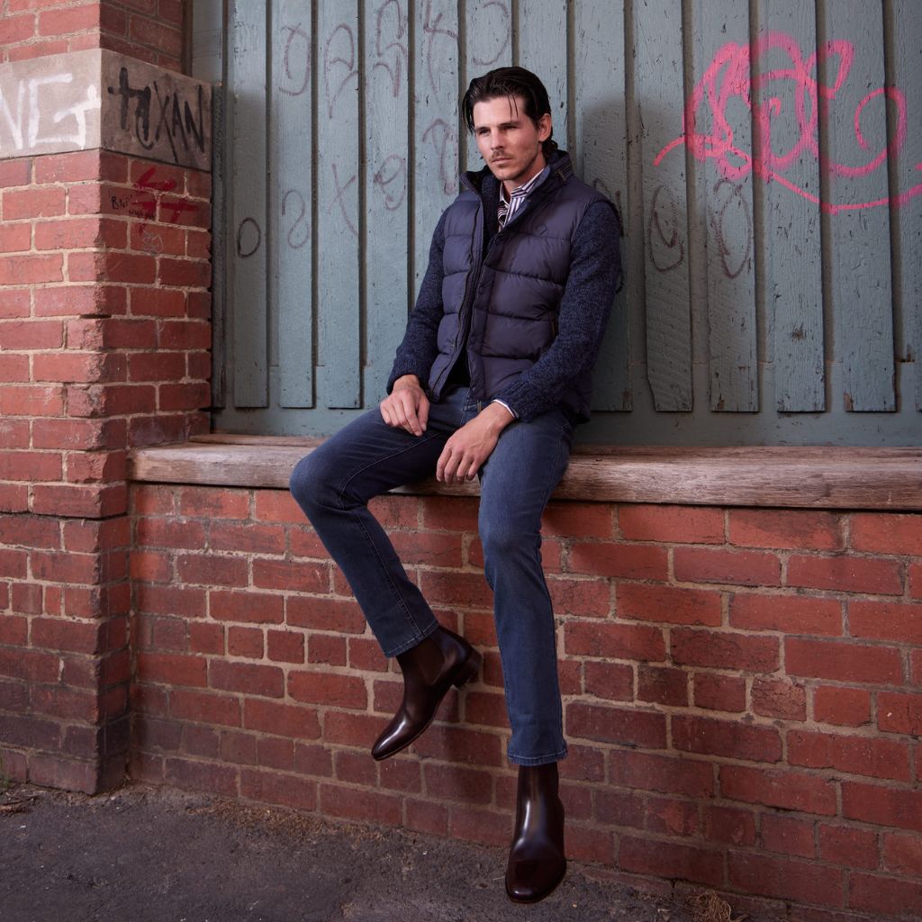 BEAUCAIRE Fred Puffer Gilet NAVY REG - Henry Bucks