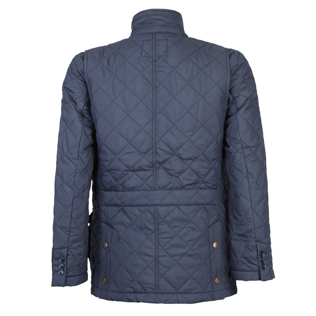 BEAUCAIRE James Quilted Jacket NAVY REG - Henry Bucks