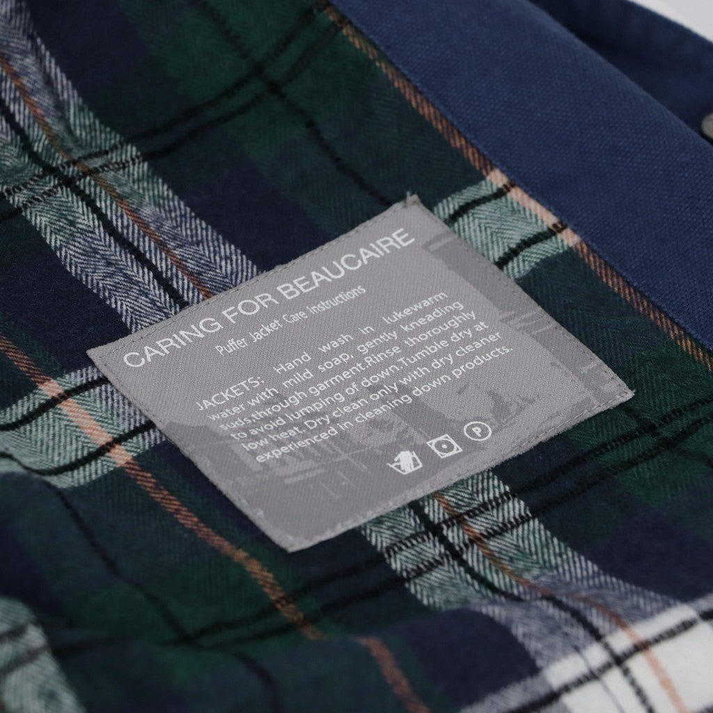 BEAUCAIRE Stone Wash Jacket NAVY - Henry Bucks