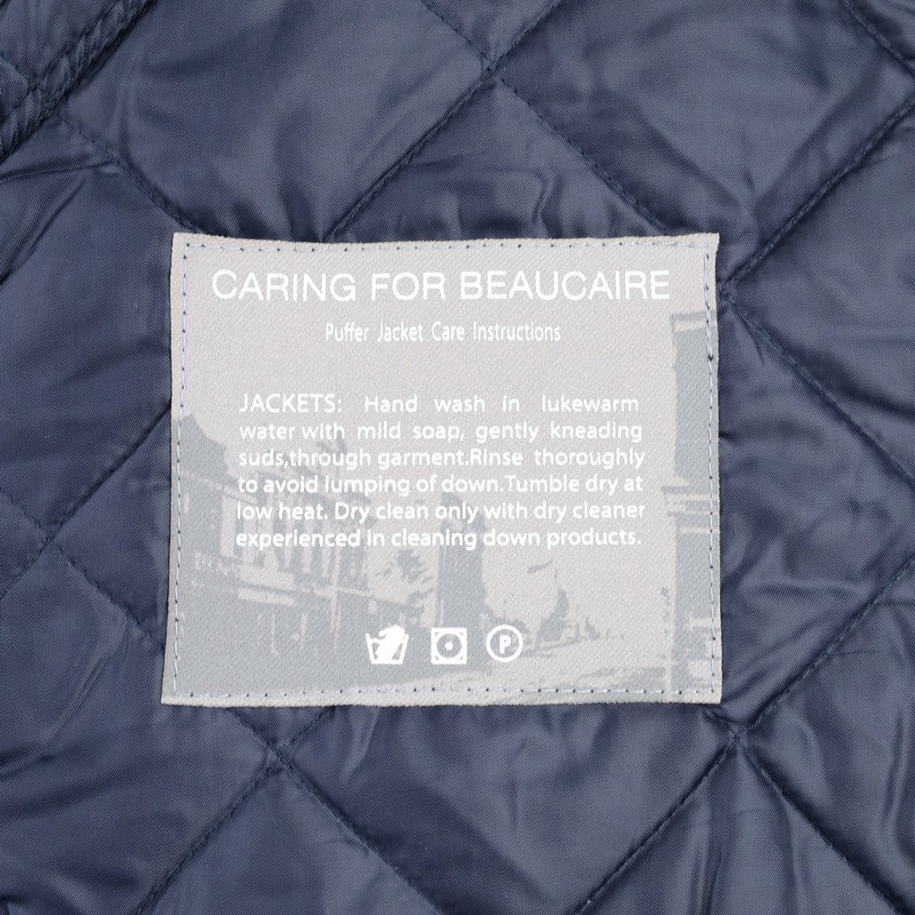 BEAUCAIRE Windsor Quilted Jacket NAVY REG - Henry Bucks