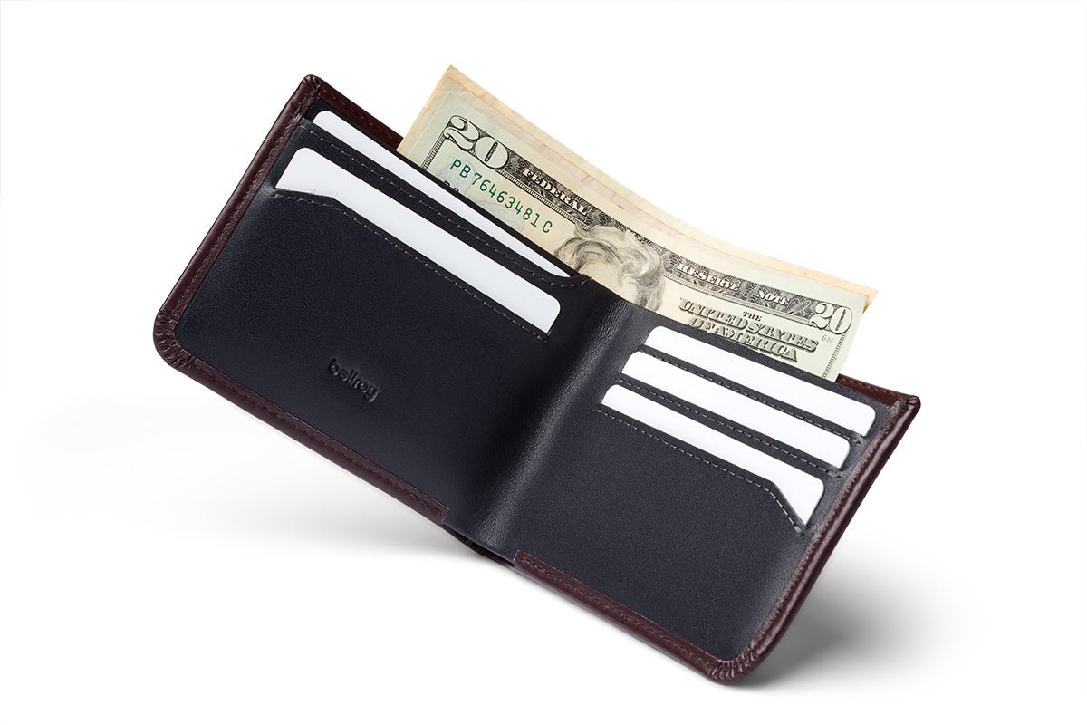 bellroy wallets sydney BELLROY Hide & Seek Bi Fold Wallet DEEP PURPLE