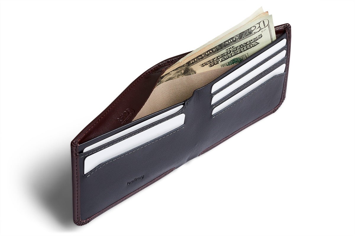 BELLROY Hide & Seek Bi Fold Wallet DEEP PURPLE - Henry BucksWallets52AW240002 - DEEPPURPLE - LOW