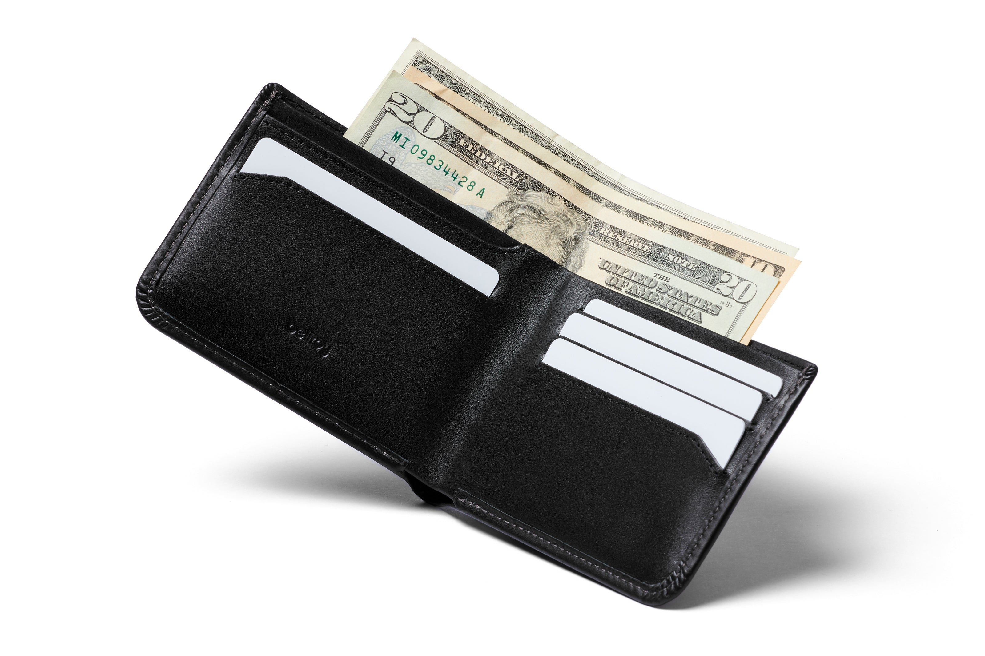 BELLROY Hide & Seek Bi Fold Wallet BLACK