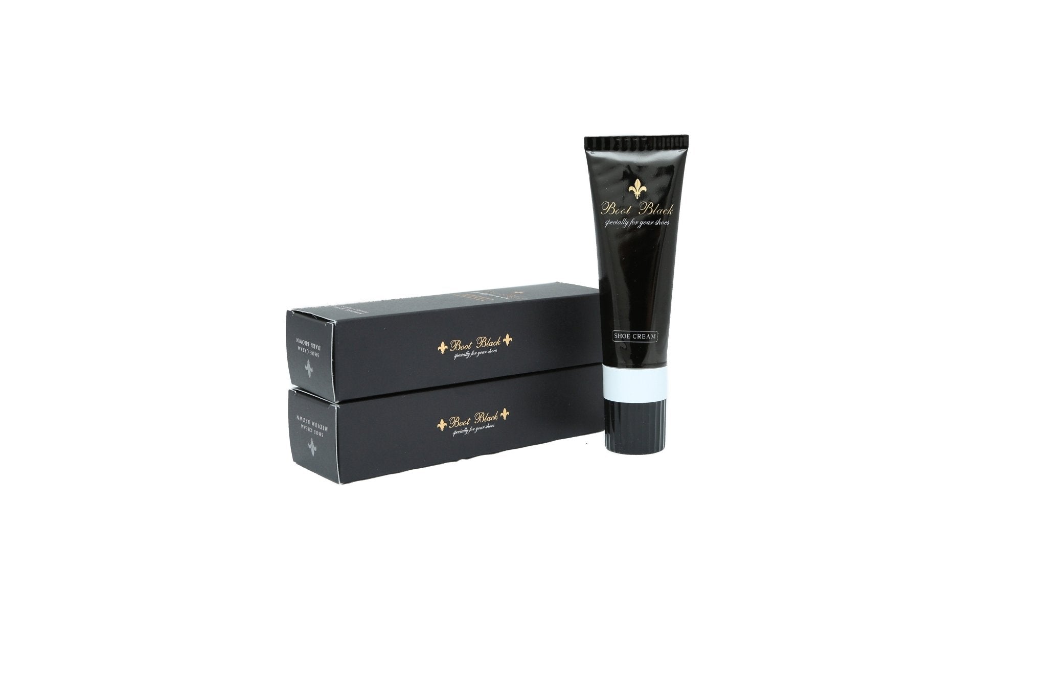BOOT BLACK SHOE CREAM TUBE MID BROWN - Henry BucksShoe Care5206063 - MDBR
