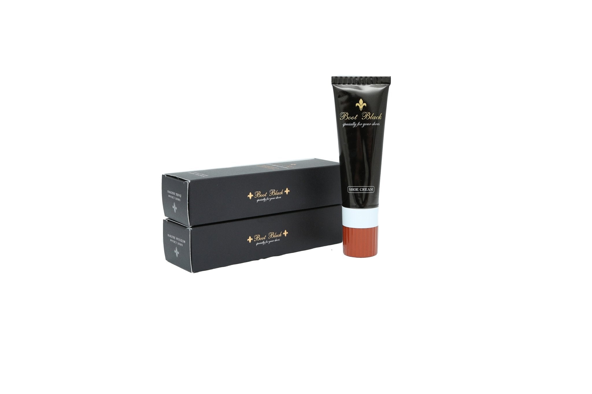 BOOT BLACK SHOE CREAM TUBE MID BROWN - Henry BucksShoe Care5206063 - MDBR