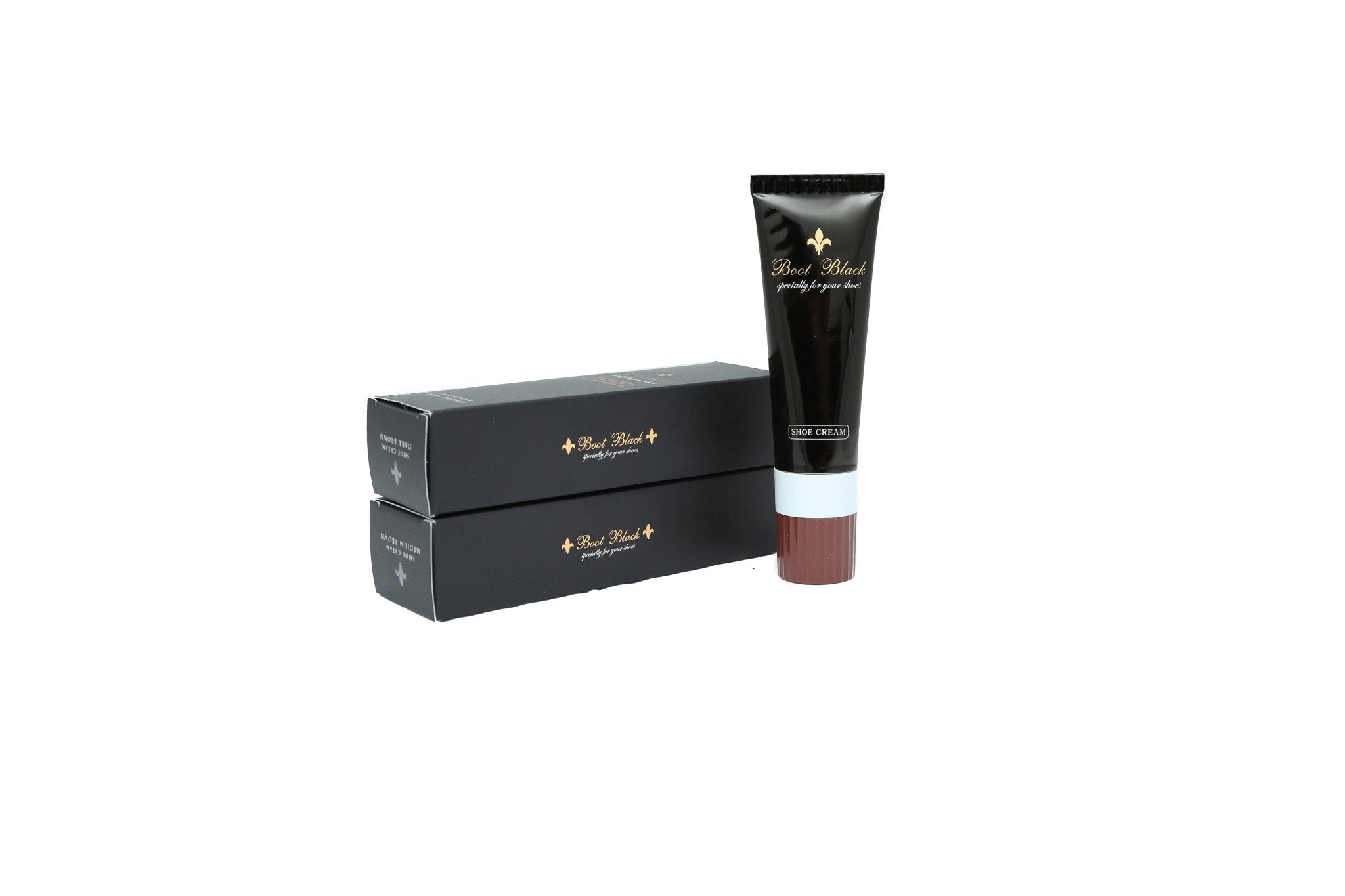 BOOT BLACK SHOE CREAM TUBE MID BROWN - Henry BucksShoe Care5206063 - MDBR