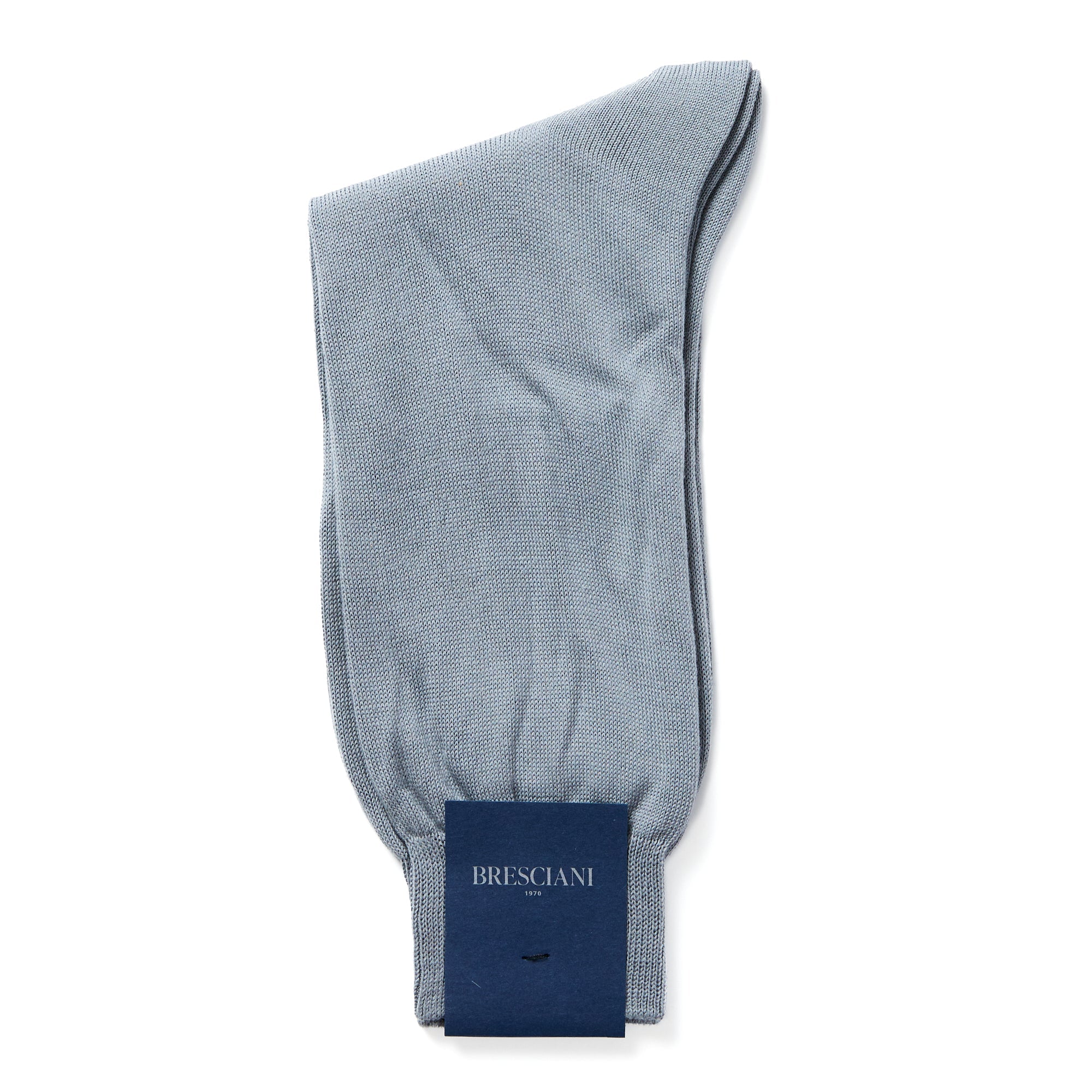 BRESCIANI Pima Cotton Business Socks PEARL GREY - Henry BucksSocks17AW230002 - PEARLGREY - MED