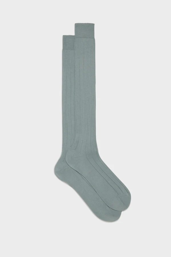 BRESCIANI Pima Cotton Socks EMERALD - Henry BucksSocks17SS220011 - EMLD - MED