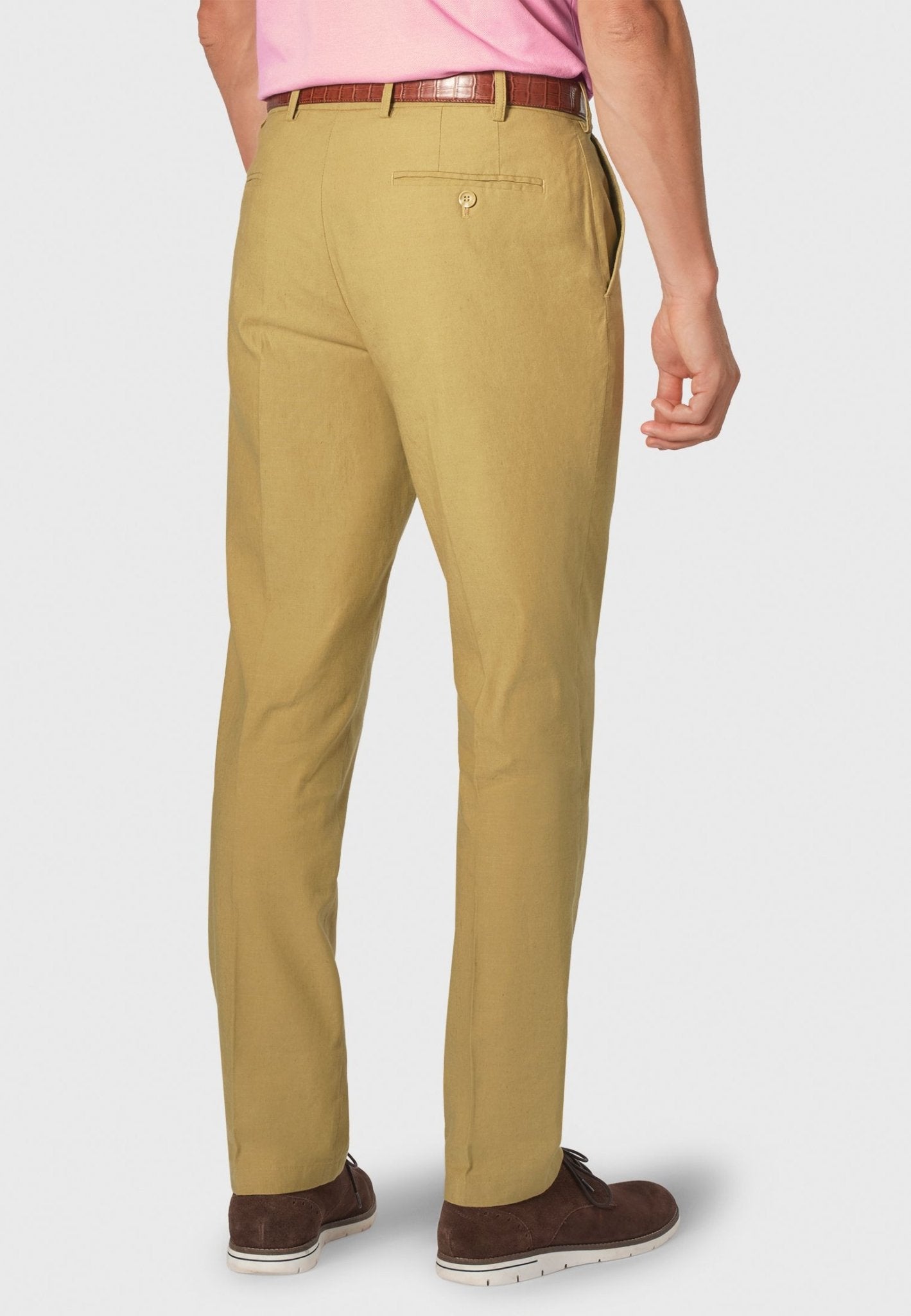 BROOK TAVERNER Amiss Linen Stretch Trouser SAND REG - Henry BucksTrouser - Formal38SS230146 - SAND - R - 32