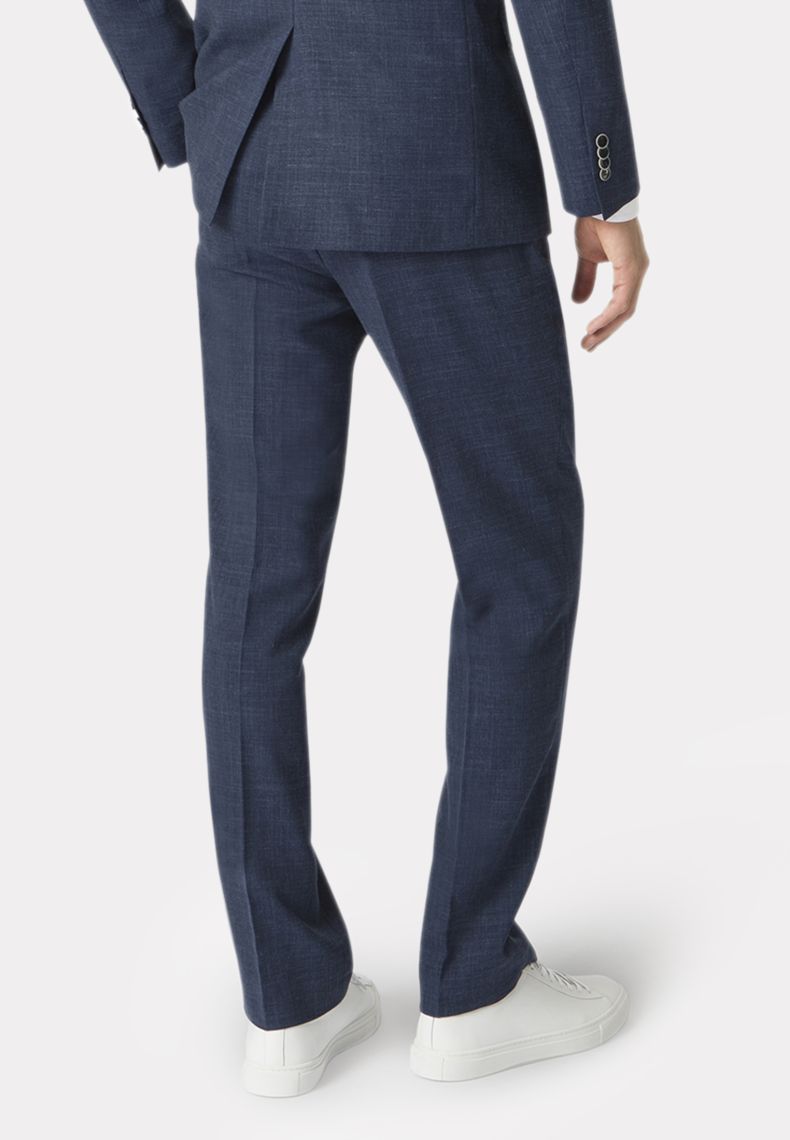 BROOK TAVERNER Constable Linen Mix Trouser NAVY REG - Henry BucksTrouser - Formal38SS230148 - NAVY - R - 32