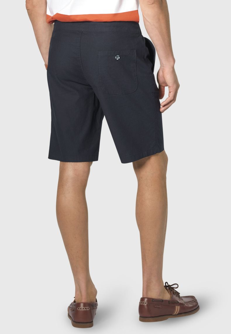 BROOK TAVERNER Cowdrey Linen Shorts NAVY REG - Henry BucksTROUSERS38SS230151 - NAVY - R - 32