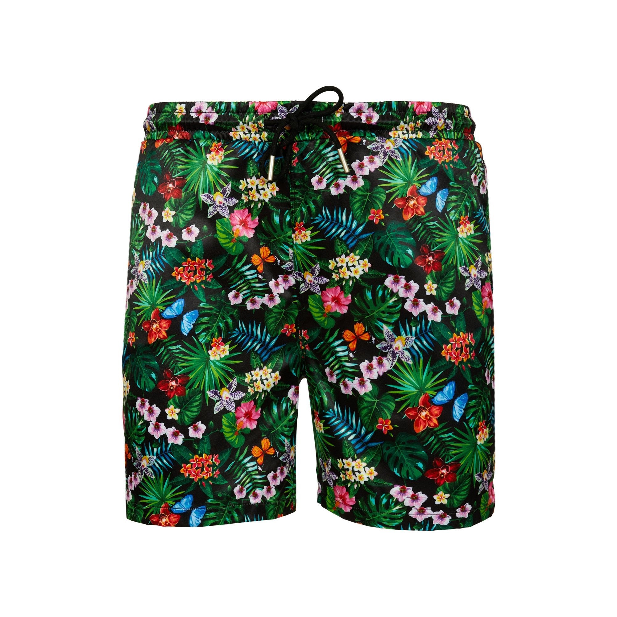 Bucks Casual Printed Shorts Black Floral - Henry BucksShorts38AW220033 - NAVYFLORAL - SM