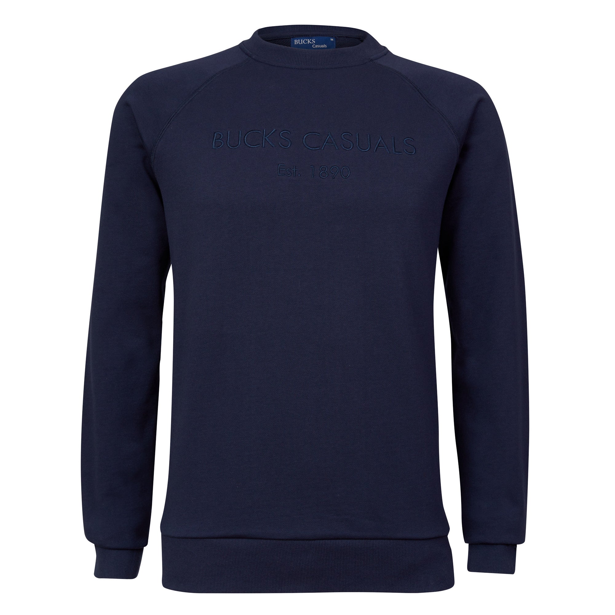 Bucks Casual Todd Crew Neck Sweater - Henry BucksSweatshirt38AW220030 - NAVY - SM