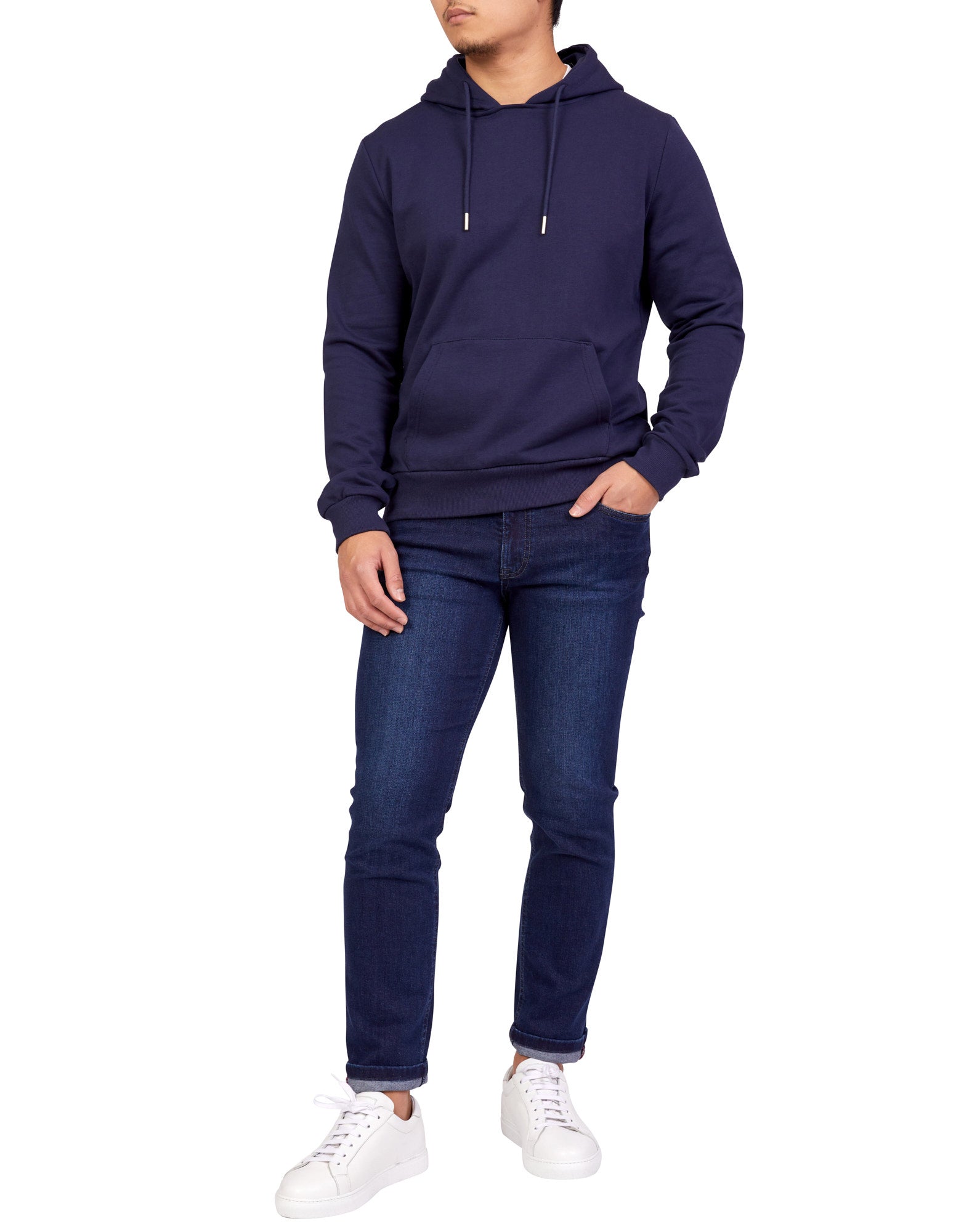 Bucks Casual Todd Hoody Navy - Henry BucksHoodies38AW220031 - NAVY - SM