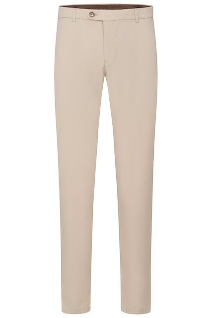 BUGATTI Cotton Stretch Chino BEIGE - Henry Bucks