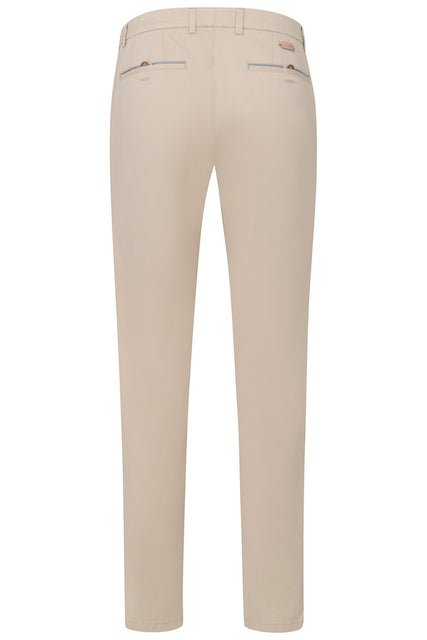 BUGATTI Cotton Stretch Chino BEIGE - Henry Bucks
