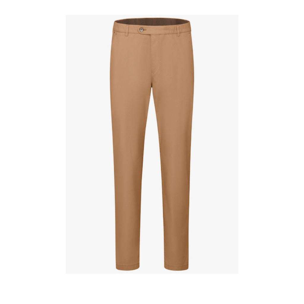 BUGATTI Cotton Stretch Chino BRASS - Henry Bucks