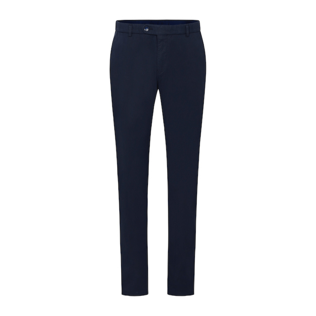BUGATTI Cotton Stretch Chino NAVY - Henry Bucks