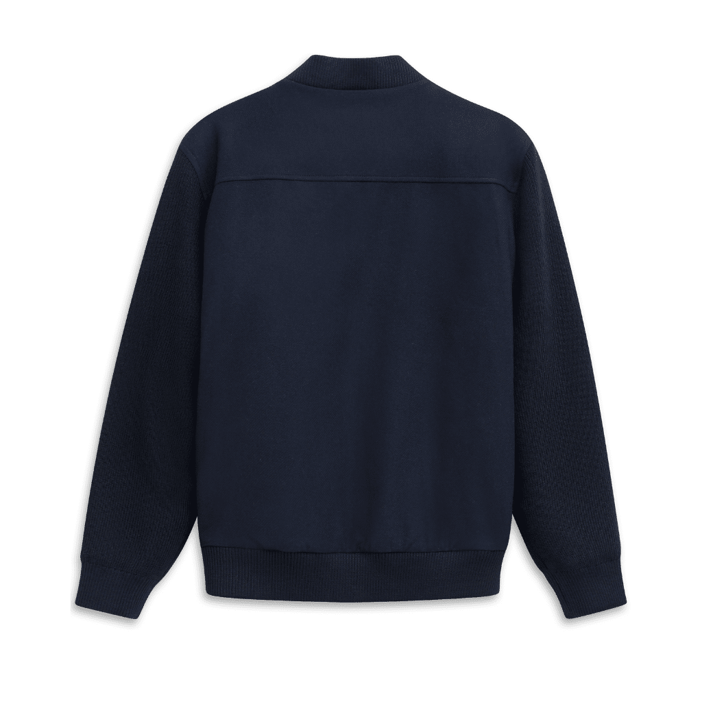 BUGATTI Knit Bomber Jacket NAVY - Henry Bucks