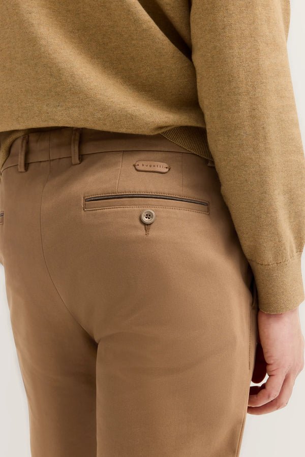 BUGATTI Lux Cotton Stretch Chino BRASS - Henry Bucks