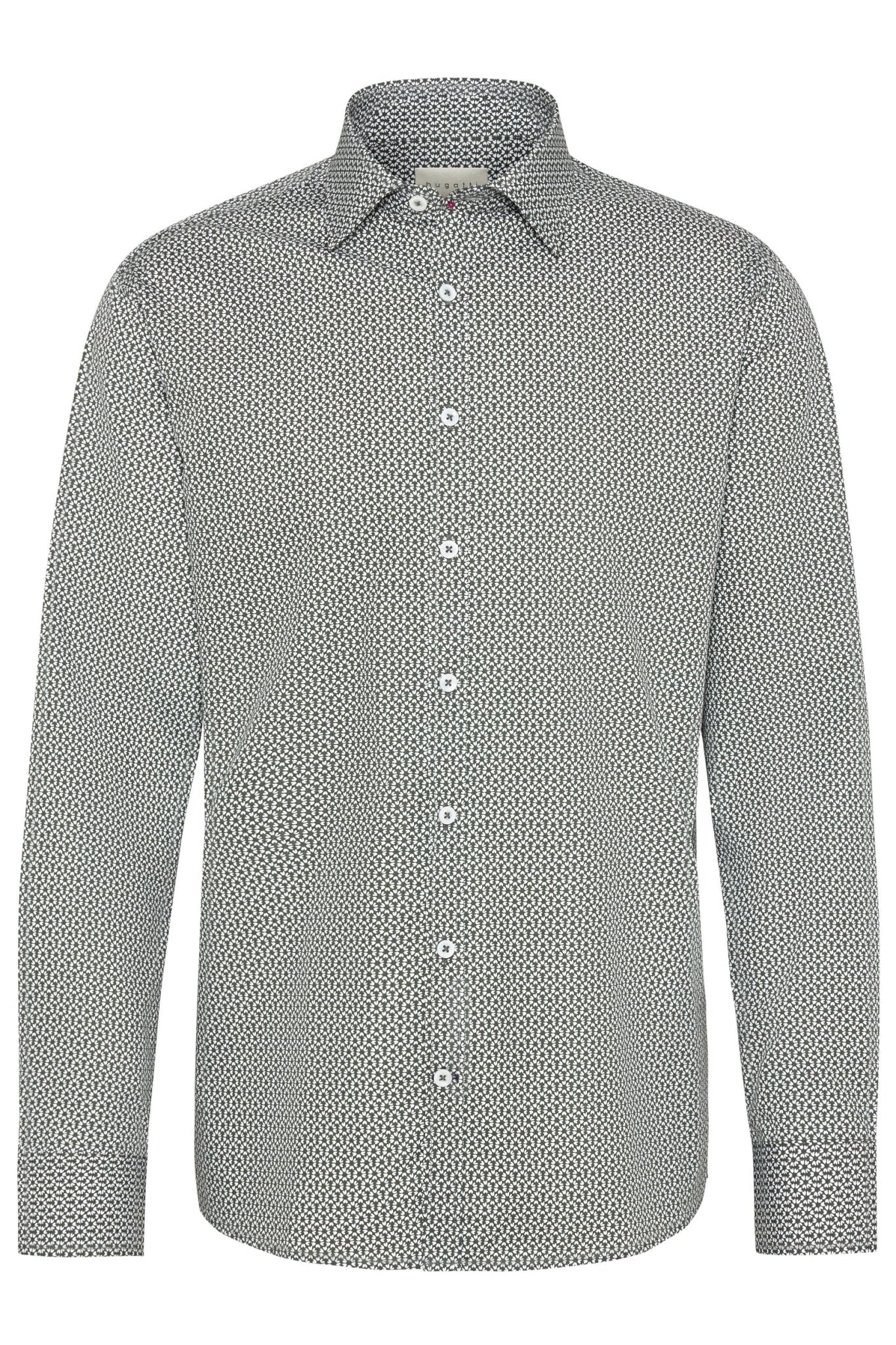 BUGATTI MENS Casual Shirt BOTTLE GREEN - Henry BucksShirts38SORW2320 - BTGR - M