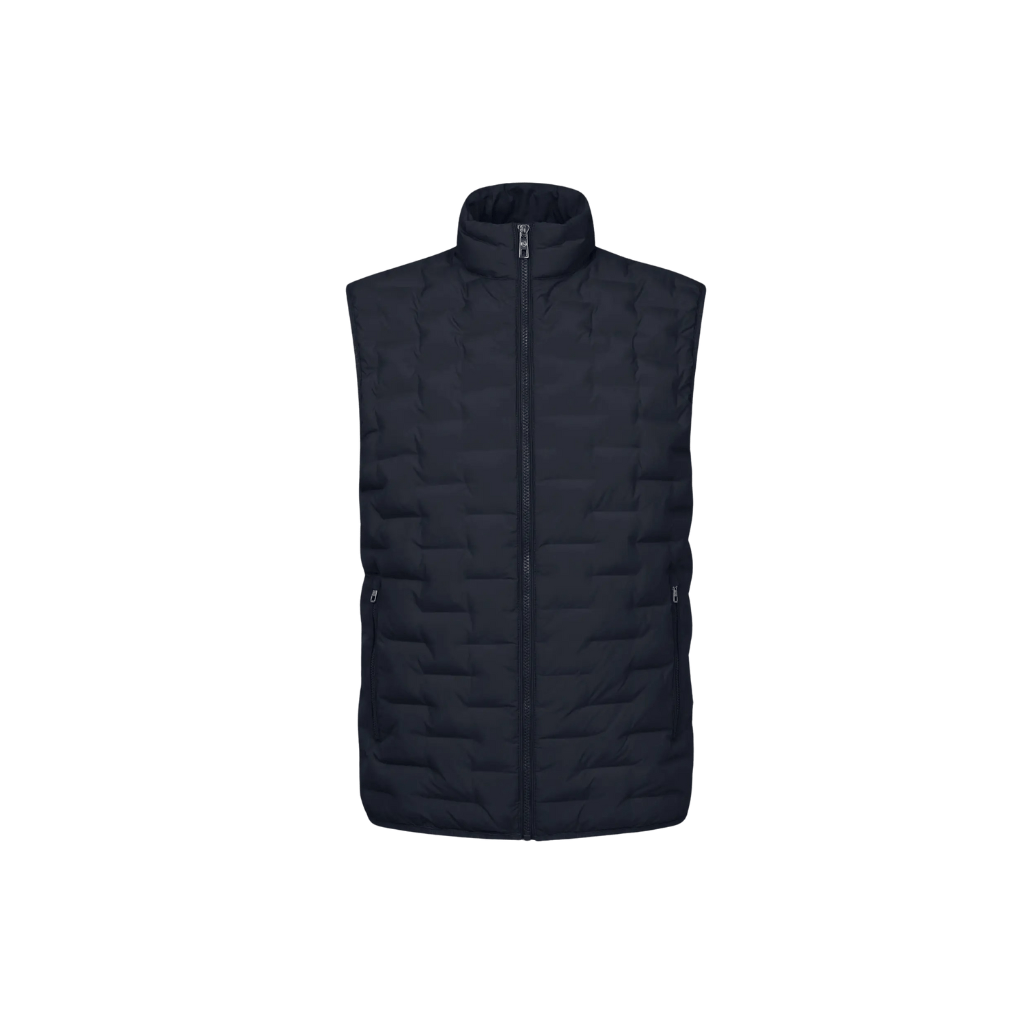 BUGATTI Padded Gilet Jacket NAVY - Henry Bucks