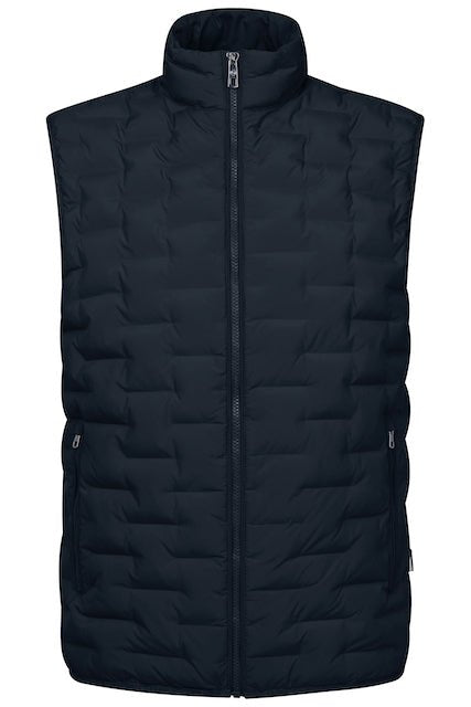 BUGATTI Padded Gilet Jacket NAVY - Henry Bucks