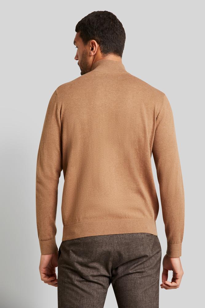 BUGATTI Quarter Zip Long Sleeve Jumper BEIGE REG - Henry BucksKnitwear38AW240087 - BEIG - R - M