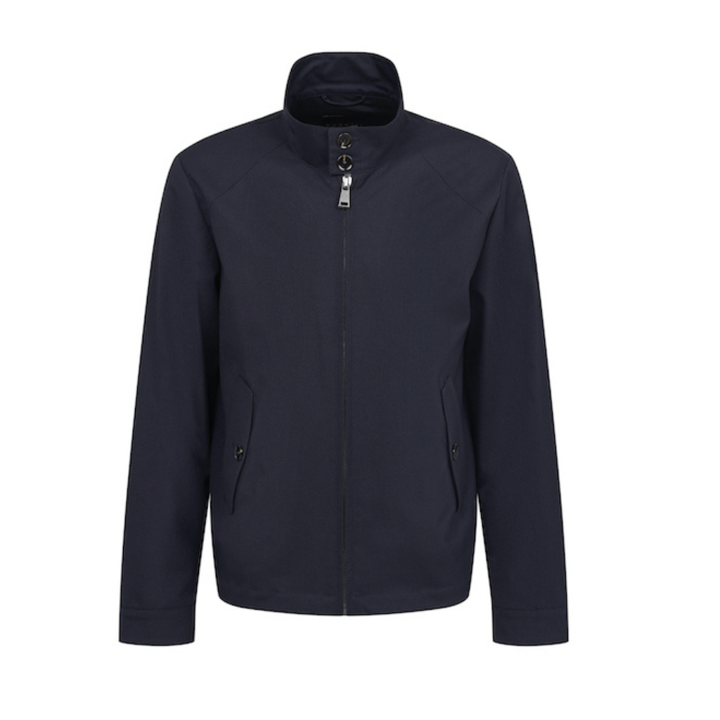 BUGATTI Zip Blouson Jacket NAVY - Henry Bucks