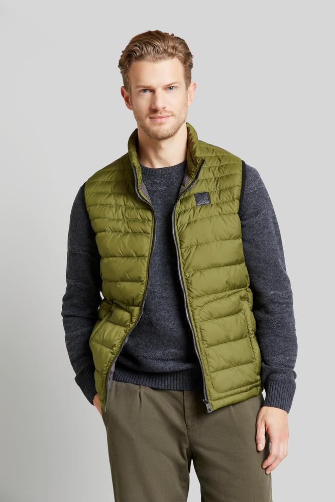 BUGATTI Zip Up Quilted Vest MOSS GREEN REG - Henry BucksCasual Jackets38AW240094 - MOSSGRN - R - 50