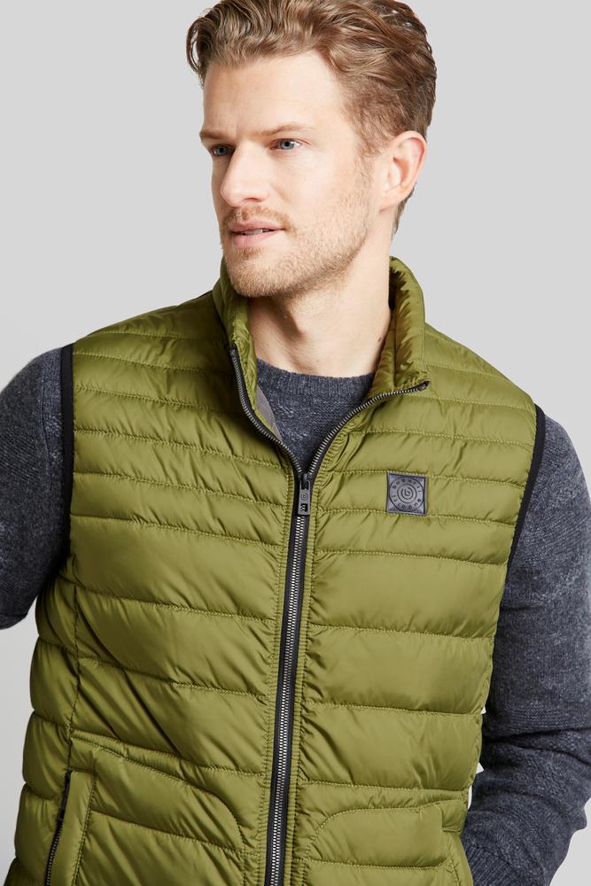 BUGATTI Zip Up Quilted Vest MOSS GREEN REG - Henry BucksCasual Jackets38AW240094 - MOSSGRN - R - 50