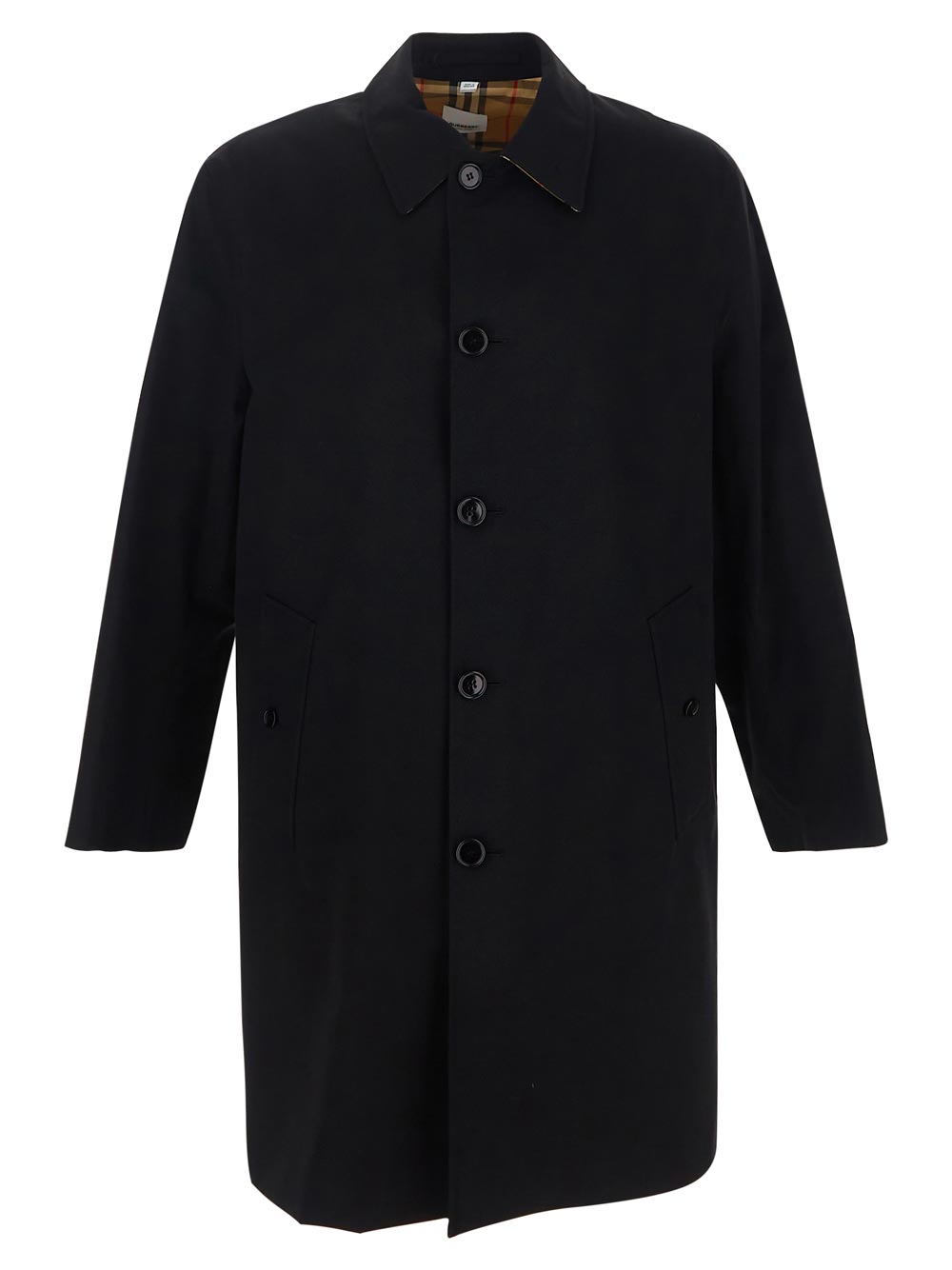 BURBERRY Man Overcoat BLACK REG - Henry BucksOvercoats64LUX23001 - BLCK - R - 50
