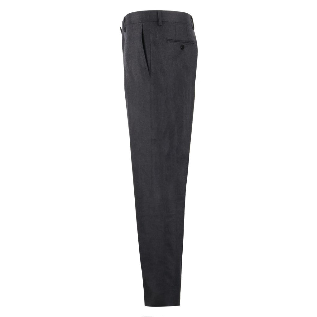 CARUSO Formal Trouser CHARCOAL - Henry Bucks