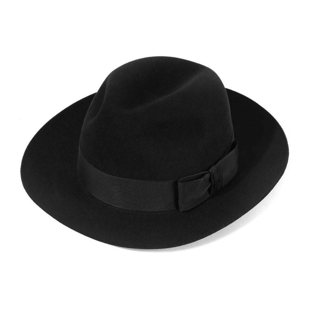 CHRISTYS' Classic Fedora BLACK - Henry Bucks