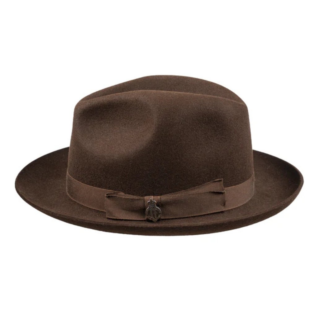 CHRISTYS' Epsom Racing Trilby SABLE - Henry Bucks