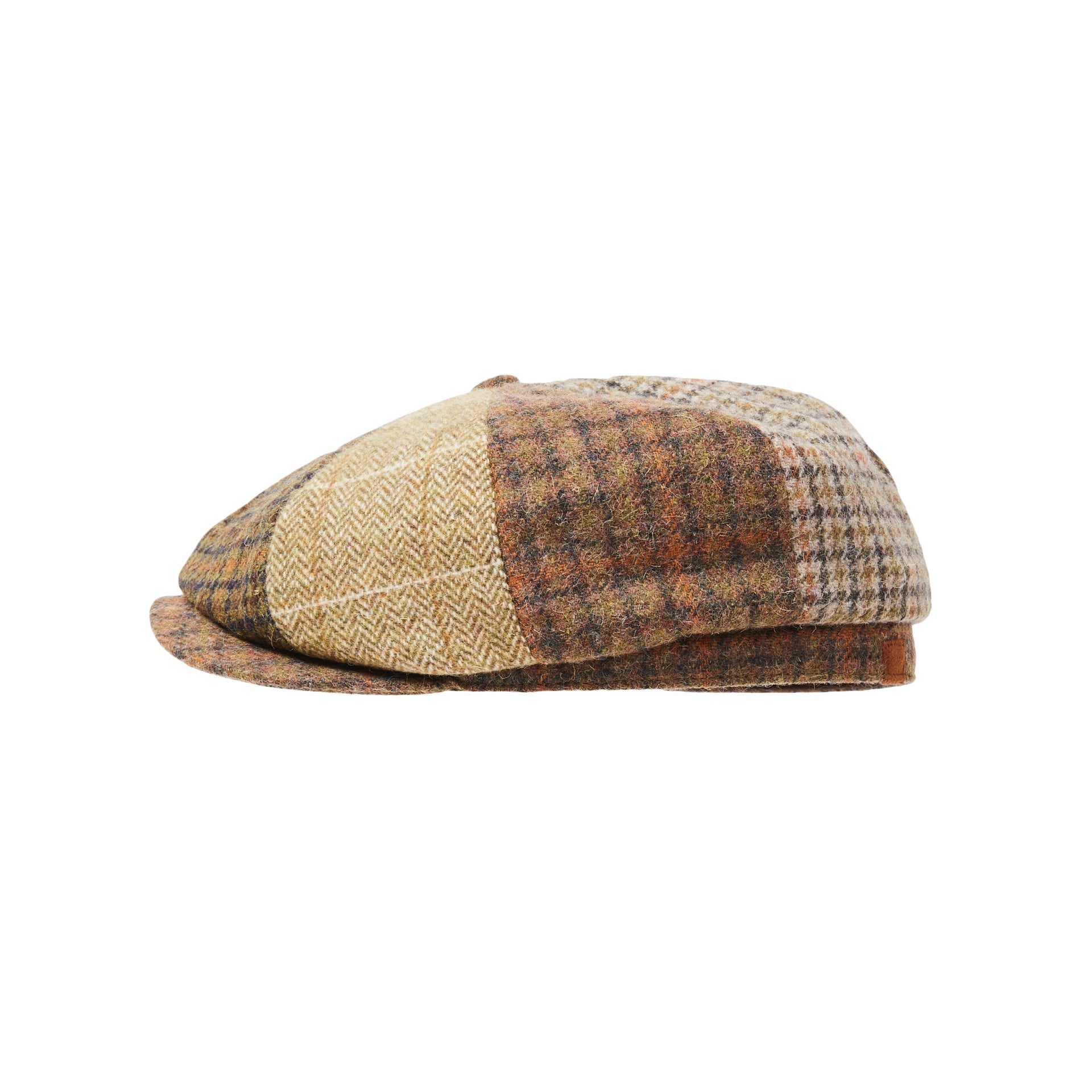 CITY HATTERS Adam Patchwork Baker Boy Cap - Henry BucksHats76SS220074 - PATWRK - Sm